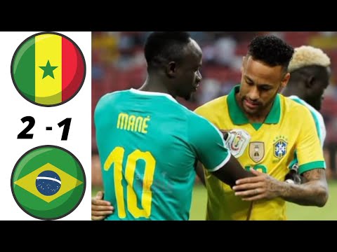 Senegal vs Brazil 2-1 [MATCH AMICAL 2022] ✅