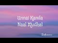 Unnai Kanda Naal Mudhal Song lyrics#Salim #Vijayantony #Unnaikandanaalmudhal
