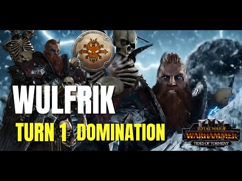 How to Dominate Turn 1 as Wulfrik The Wanderer | Norsca Beginner Guide - Warhammer 3 (Patch 7.0)