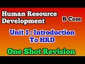 Comprehensive Overview of Human Resource Development: Key Concepts and Contemporary Issues