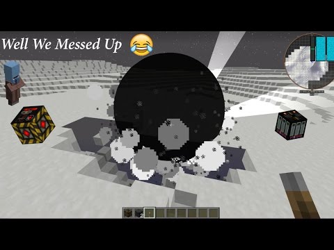 What Happens When Two Red Matter Bombs Are Set Of At Once??~~DefenseTech Modded Minecraft