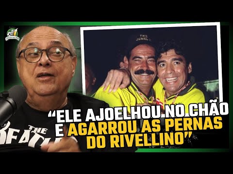 PROMOVI O PRIMEIRO ENCONTRO DE MARADONA E RIVELLINO