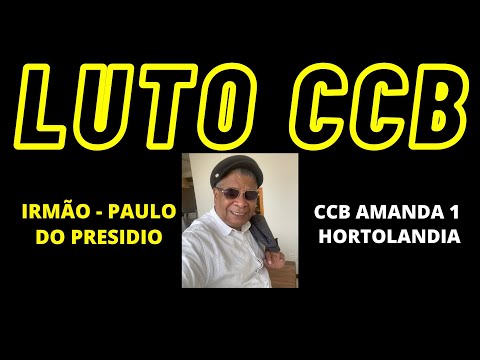 NOTA DE FALECIMENTO CCB - Irmão Paulo Soares Neto