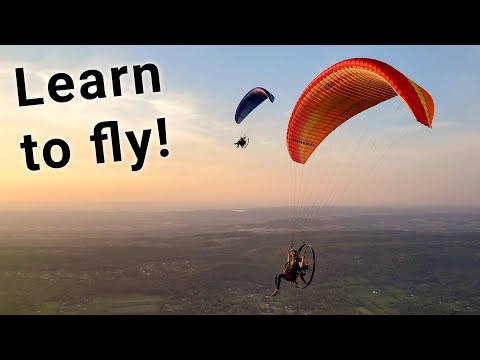 How To Fly A Paramotor!