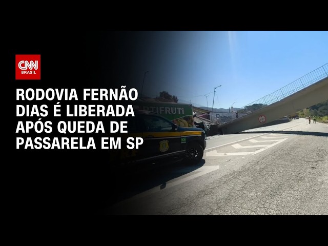 Fernão Dias é liberada após queda de passarela deixar dois mortos | CNN NOVO DIA
