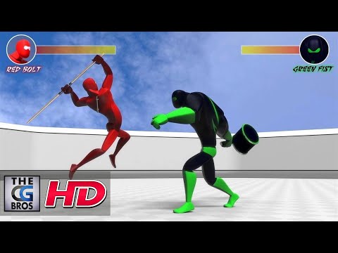 CGI 3D Animated Short: "Red Bolt Vs Green Fist"  - by Julian Coronado