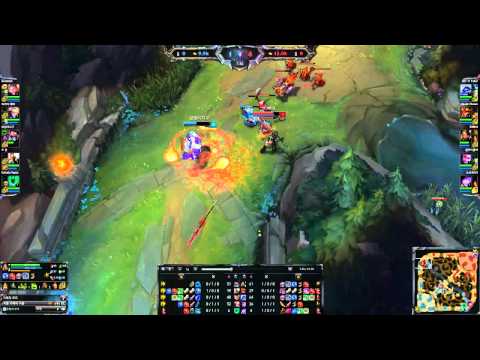 SKT T1 Faker   Xerath vs Jayce   CJ Entus Ambition, KR LOL Master 15LP