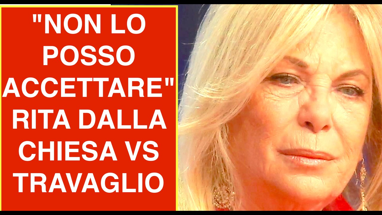 "NON LO POSSO ACCETTARE" RITA DALLA CHIESA VS TRAVAGLIO