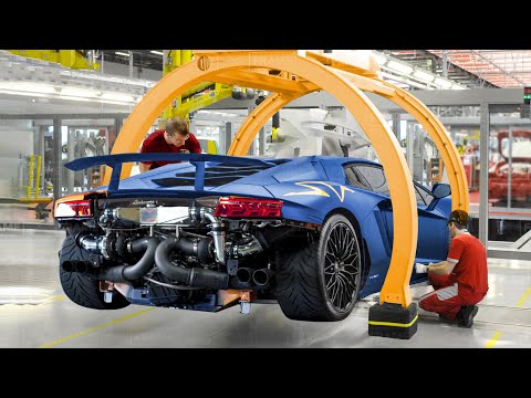 How They Build Powerful Lamborghini by Hands Inside Super Advanced Factory