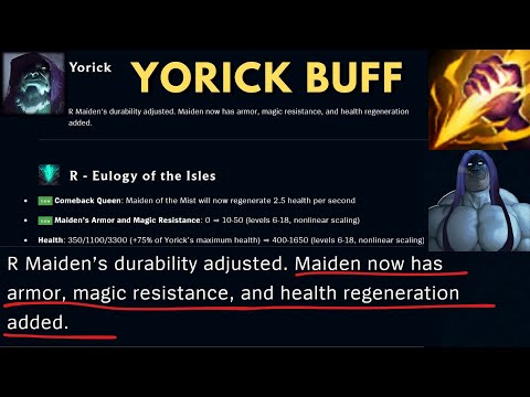 Patch 13.15 Review with Yorick: YORICK BUFF YORICK BUFF YORICK NERF