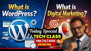 🔴Live: What is WordPress? | What is Digital Marketing? (2026) | Kaashiv Infotech Live Class