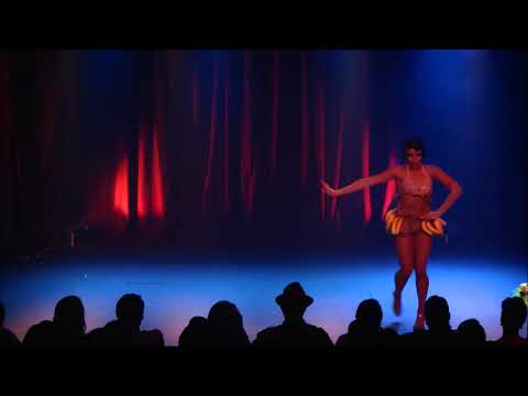 Zelia Rose performs Bananas  A Josephine Baker tribute burlesque act 1
