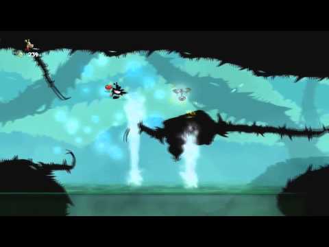 Rayman Legends Playthrough Part 76 - [Back To Origins] Jibberish Jungle - Hunter Gatherer 100%