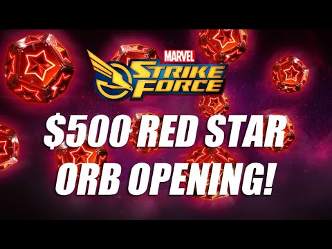 The hunt for 5 Red Star Ebony Maw - $500 worth of Orbs. Can we do it? - Marvel Strike Force
