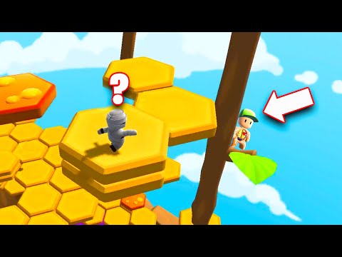 HACKER'S HIDEAWAY 😈 to WIN 60,000 Gems 💎🤑!! I'm invisible 😎 Stumble Guys TEKENDO