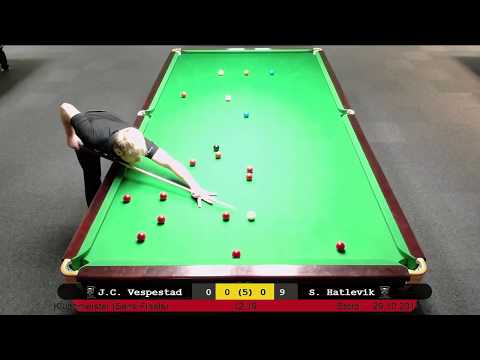 Semifinale: John Christian Vespestad - Simen Hatlevik, Stord Snookerklubb Klubbmeisterskap 2017