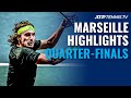 Medvedev Faces Sinner; Tsitsipas Eyes Semi-Final Spot | Marseille 2021 Quarter-Final Highlights