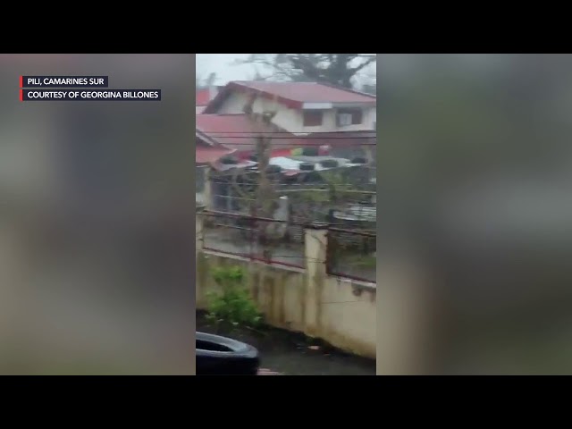 WATCH: After Super Typhoon Rolly, parts of Bicol flooded again due to Typhoon Ulysses