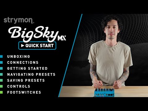 Strymon BigSky MX | Video Quick Start Guide