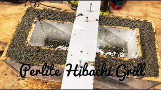 Building a tabletop Hibachi Grill using Perlite