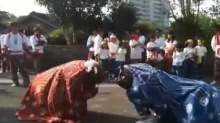 preview picture of video '飯塚市立岩地区の獅子舞  Lion Dance at Tateiwa in Iizuka-shi'