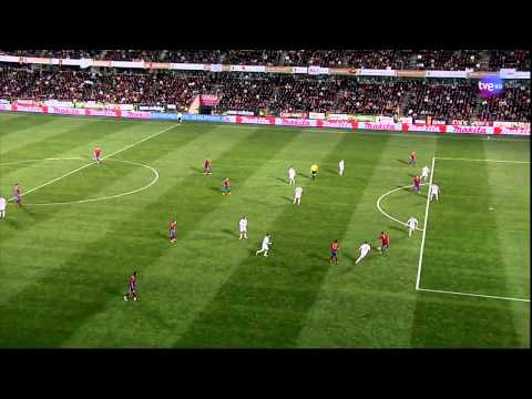 David Villa's record breaking goal vs Czech Republic (HD 720p)