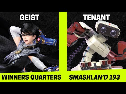 SmashLAN'd 193 Winners Quarters - Geist (Bayonetta) vs Tenant (R.O.B.) - SSBU Tournament