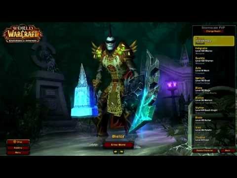 WoW - 6.1 character showcase update