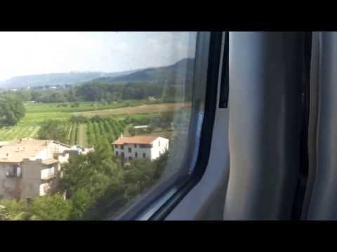 Frecciargento 9431 sulla Direttissima a 250 km/h.