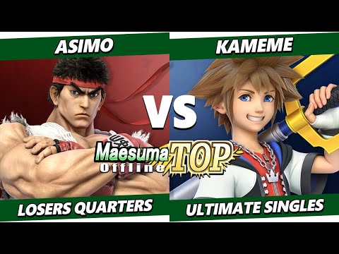 Maesuma TOP 13 Top 8 - Asimo (Ryu) Vs. Kameme (Sora) Smash Ultimate - SSBU