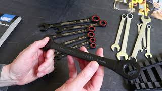Draper Hi-Torq Ratchet Spanner Set