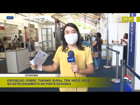 Exposição sobre turismo rural inicia no estacionamento da Ponte Estaiada 11 12 2020