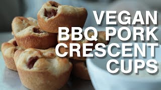 Vegan BBQ Crescent Cups