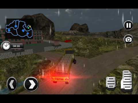 Police Vehicles in Transport Trailer Truck - Off Road Police Truck Transport - E07, Android GamePlay