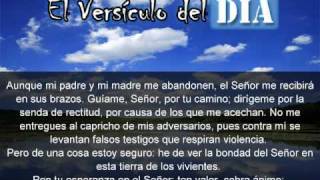 Miniatura del video: El versiculo del dia .com - Salmos 27 v10-14