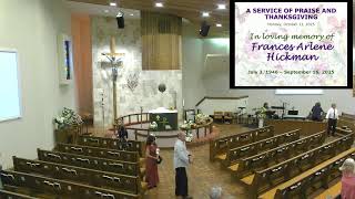 Fran Hickman Memorial Service