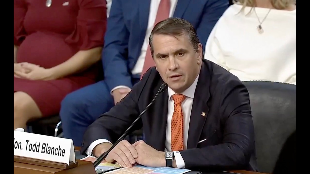 Todd Blanche Confirmation Hearing Lies: Epstein Files Explained