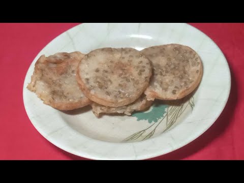 Mung Beans Jaggery Rice Flour Pancake/Dinner Recipes/Beans Recipe/Pancake Recipe/Dessert Recipe 1579