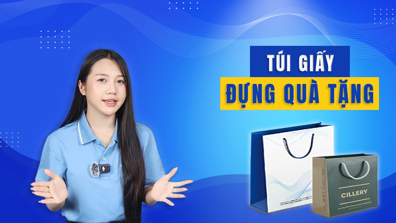 Túi Giấy Đựng Quà Tặng Thiết Kế Sang Trọng, In Logo Theo Yêu Cầu | Vinpack