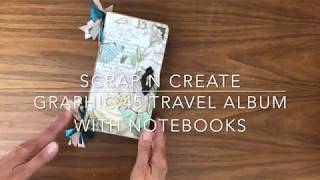 Graphic 45 Travel Album with Note Books