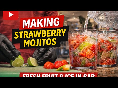 Refreshing Strawberry Mojito Drink for Summer!” 