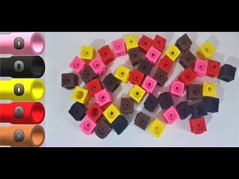Learn Colours and Counting with cubes
