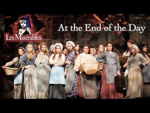 Thumbnail from At the End of the Day lyric video by Original Broadway Cast of Les Misérables