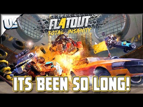 FlatOut 4 Total Insanity | Crashes, Races, Derby & Mini Games - PS4 Pro Gameplay