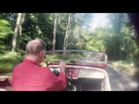 1956 triumph TR3 for sale, in action + starting, idling