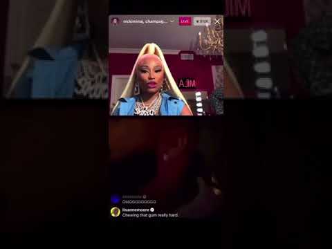 Watch Drake and Nicki Minaj mess around on Instagram Live