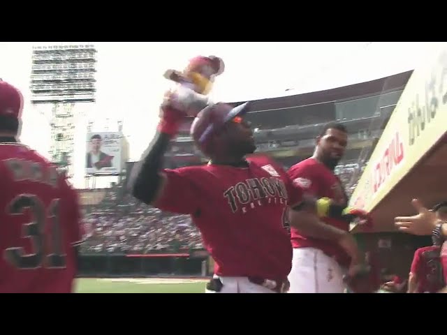 【3回裏】2試合連発!! 頼れる4番!! イーグルス・ウィーラーが勝ち越しアーチ!! 2017/7/1 E-H