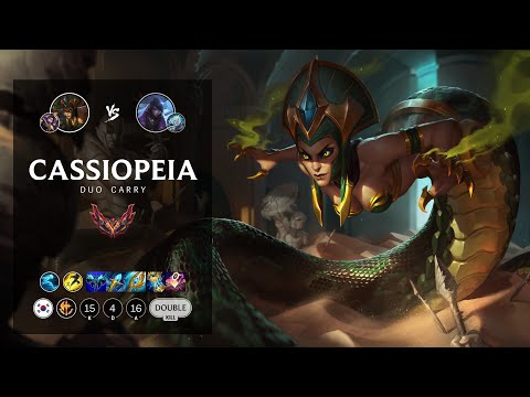 Cassiopeia Bot vs Aphelios - KR Grandmaster Patch 12.20