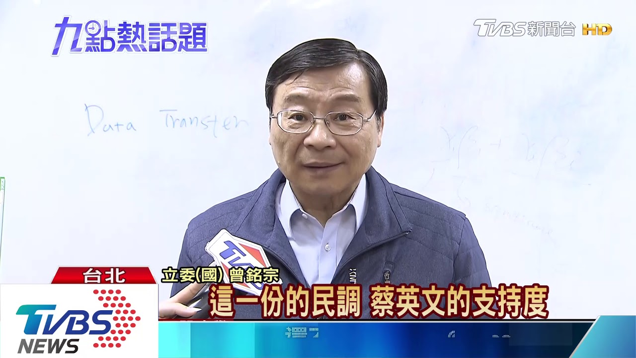 綠智庫民調「蔡回穩」! 藍:救316補選支持