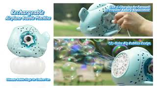 Space-Themed Airplane Bubble Machine | Cloud Tank & Dense Bubbles ✈️☁️✨
